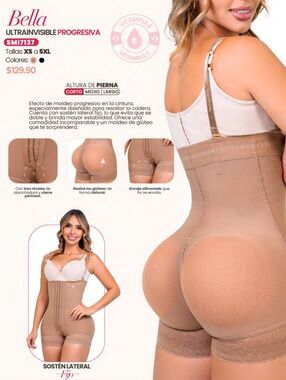 NEW Stagmi Shaper Colombian Super Short Girdle Tummy Control Lifts & Transforms